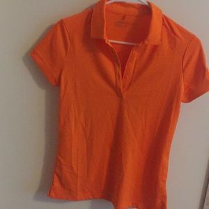 Nike orange golf shirt